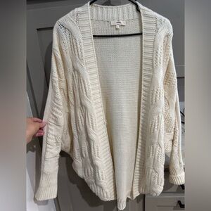 Cozy Cream Cable Knit Sweater